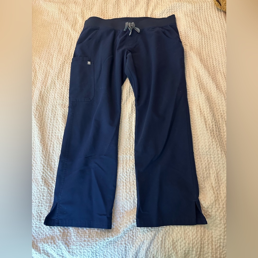 Figs Navy Scrub Pants Size XL petite